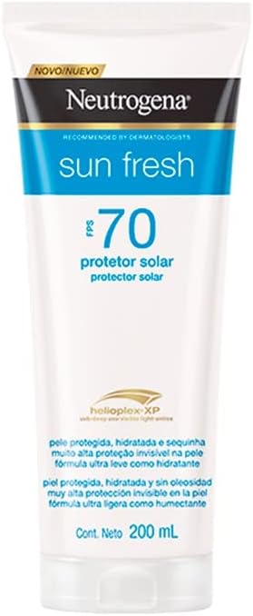 Neutrogena Sun Fresh Protetor Solar Corporal FPS 70, 200ml